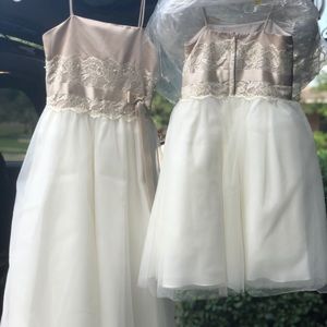 2 Flower-girls dresses